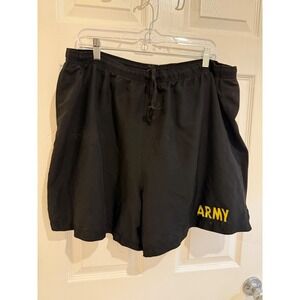 Army Physical Fitness Uniform APFU Shorts‎ Black Athletic Training XX-Large
